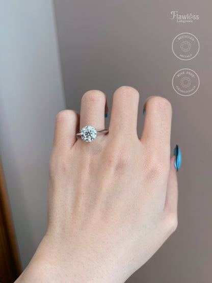 The Tiffany Ring, 3 Carat, Round, Brilliant